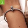 Yinziyun Fun Cheetah DIY 925 Sterling Silver Bead Accessories BSC556