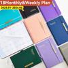 A5 Size Hardcover Calendar Efficient Weekly & Monthly Planner 2025-2026 Planner Students