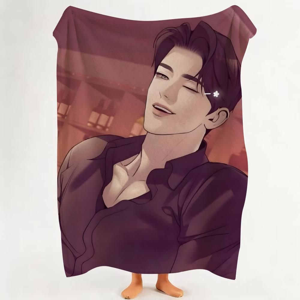 Comic P Pearl B Boy Throw Flannel Throw Blanket Suitable for Sofa Living Room Bedroom 75cmx90cm