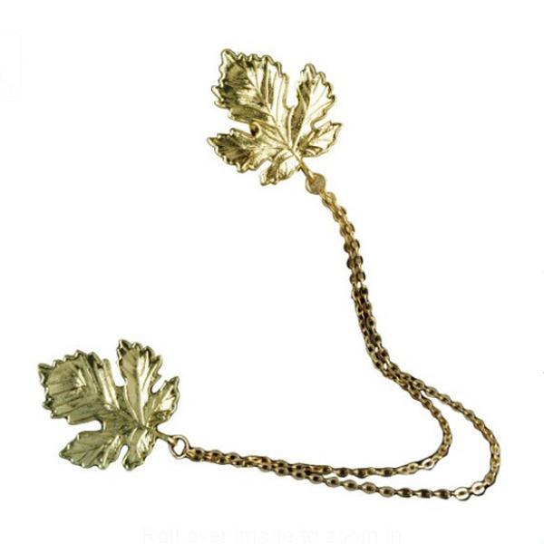 Bronze Retro Collar Brooch Chain Vintage Jewelry Gift
