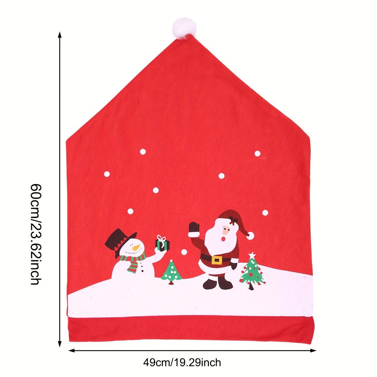 

1Pc Creative Christmas Chair Cover, Christmas Supplies, Dining Table Chair Decoration Gifts, Christmas Chair Cover,