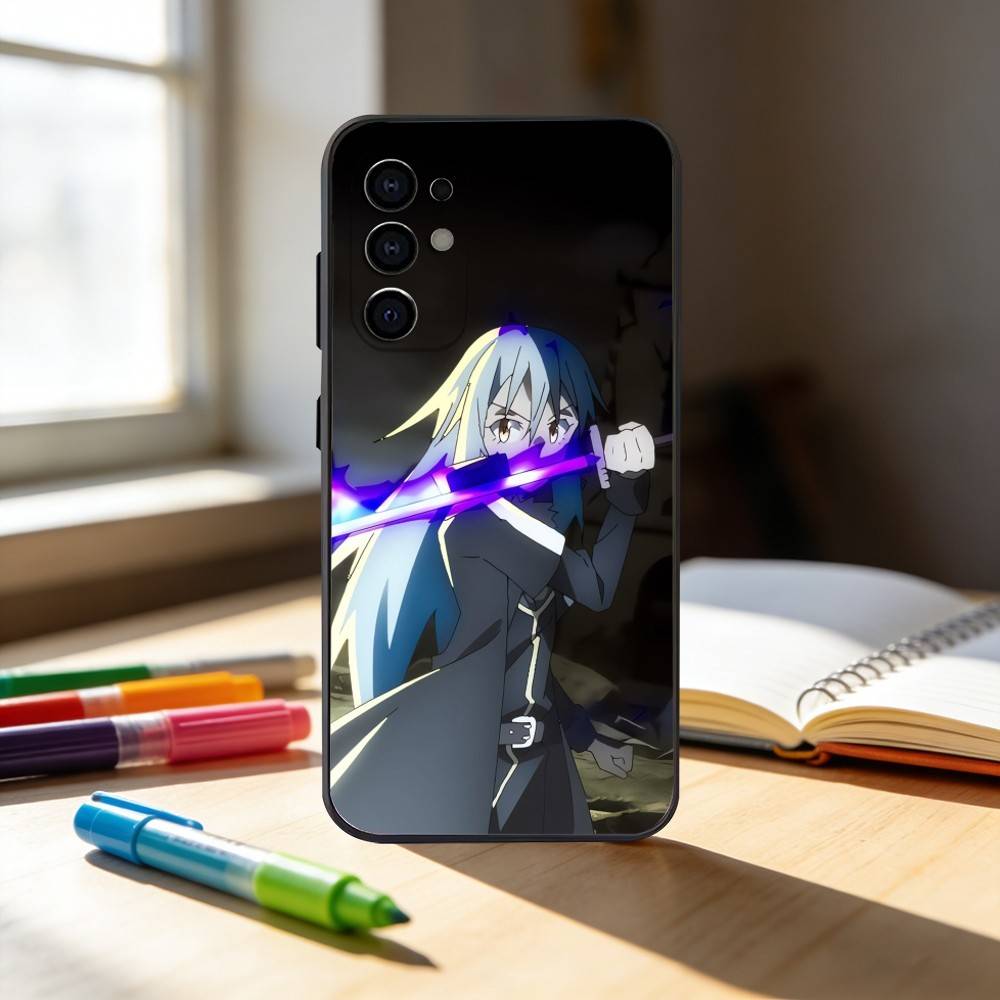 R-Rimuru-U Tempest T-Tensei Phone Case For Samsung S25,S24,S21,S22,S23,S30,Ultra,S20,Plus,Fe,Note,10,9,5G Black Cover