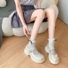 Platform Mary Jane Shoes Women'S College Style Small Leather Shoes Pork Kidney Shoes Coarse Heel Casual Shoes