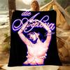 1pc singer pattern blanket, all season lightweight home office outdoor nap multifunctional blanket