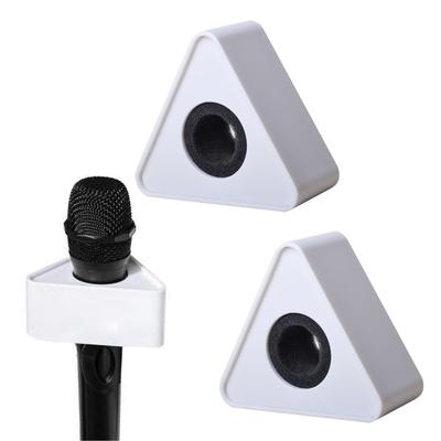 Felimoa Microphone Flags for 40mm Set of 2 Interviews, Triangular, Approx. Diameter,