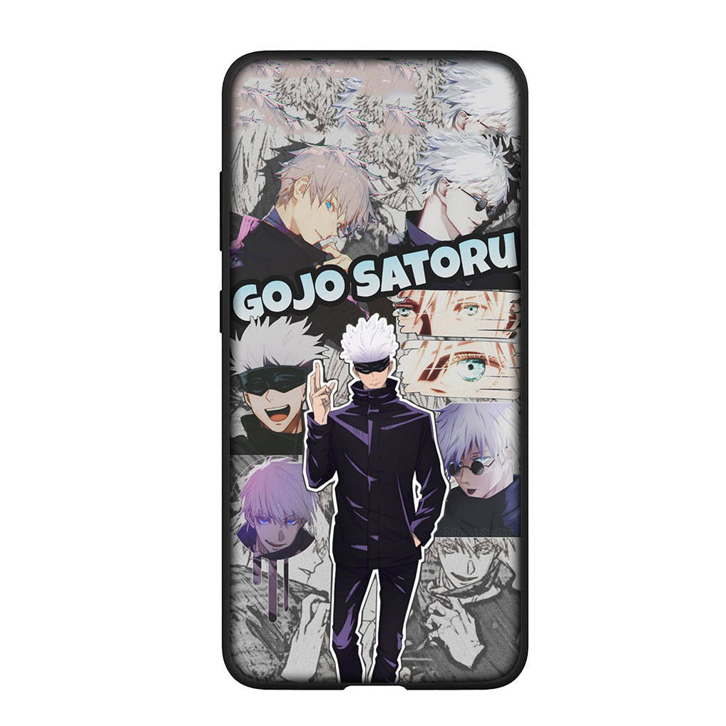 for Samsung Galaxy S24 S23 iPhone 16 15 14 Xiaomi Redmi Note 13 12 11 10 Plus 9 Pro Max X XR Phone Case Comics Jujutsu Kaisen Gojo Satoru OPPO Huawei