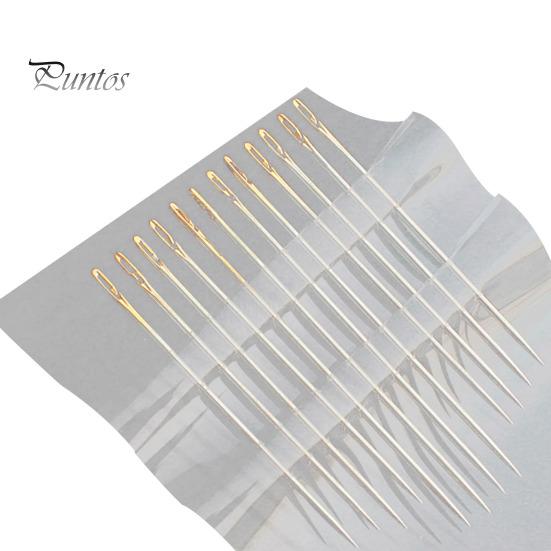 

1 комплект игл для вышивания, противодеформирующаяся, удобная ручка, портативная игла для слепых рук для женщин 1