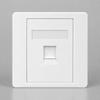 1Pcs 1/2/3/4 Port Network Wall Panel Computer Network Socket Panel  Home Office Network