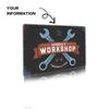 Personalized Vintage Industrial Metal Sign Workshop Garage Man Cave Wall Decor