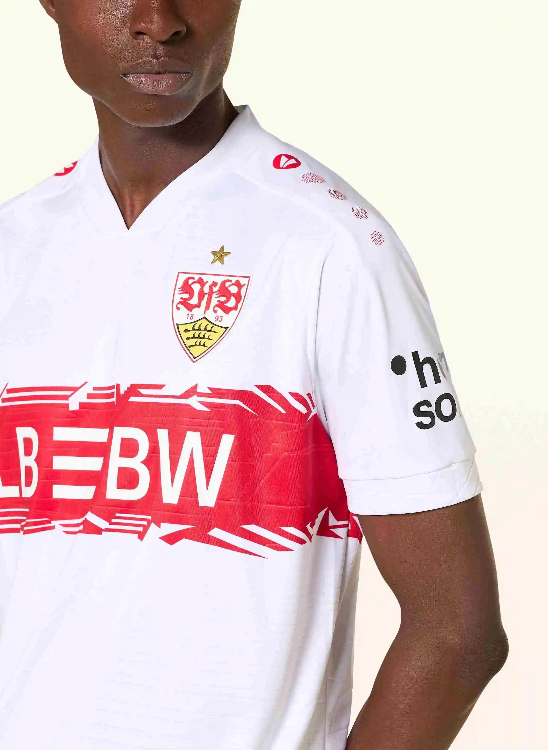 

2026 Stuttgart 2025-26 Season Home Jersey Stylish Comfortable and Breathable Sports T-Shirt for Men Quick-drying Jersey M
