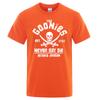 Summer T Shirts Men Oregon Pirate Flag Never Say Die Astoria Casual Shirt Cotton Breathable Short Sleeve Tops