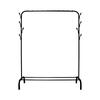 Hanging Closet Storage Closet Organizer Metal Garment Rack Portable Clothes Hanger Storage Shoes Black