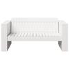 VidaXL Canapé de jardin 2 places 134x60x62 cm blanc en bois massif de pin 873867