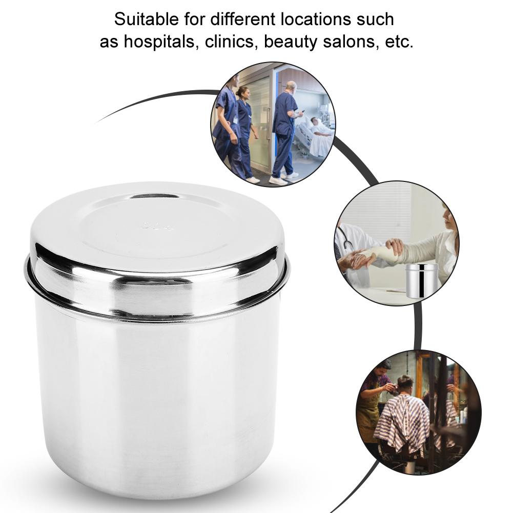 Edelstahl Medizin Salbentiegel Verbandwatte Anti Jod Behälter Für Krankenhaus Schönheit