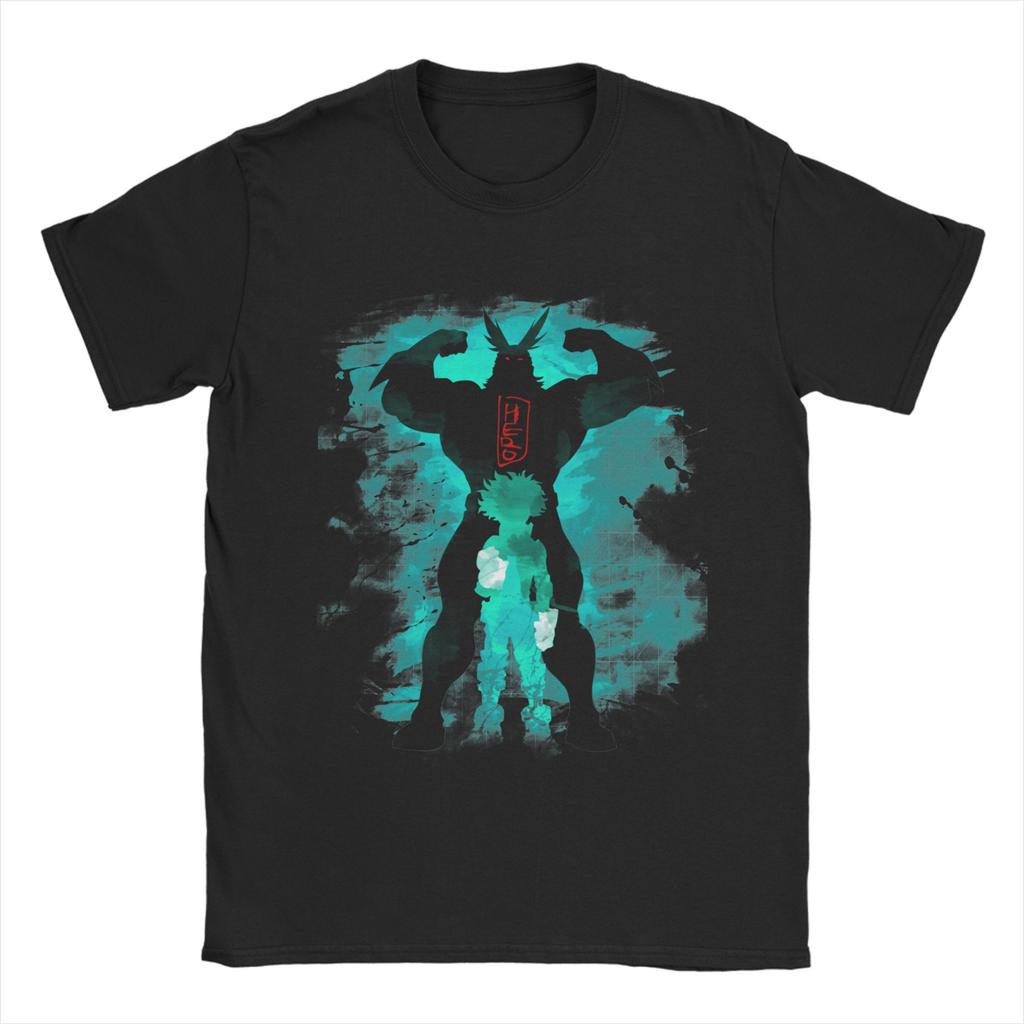 My Hero Academia Plus Ultra Gym T Shirts Men Women Pure Cotton Novelty T-Shirts Crew Neck  Tees Short Sleeve Clothes Printed