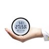Digital Thermometer Hygrometer Temperature Humidity Meter Alarm Clock Touch Key with Backlight
