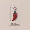 Drop Oil Craft Finish Enamel Mini Pendants 3D Vegetable Drop Oil Beads  Keychain Ornament Decor