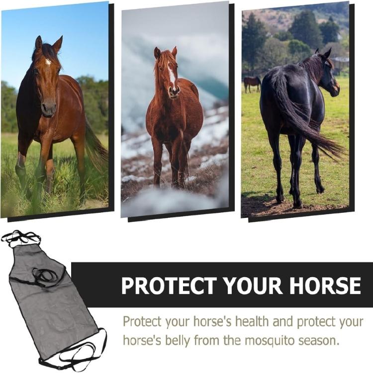 Adjustable Adult Horse Abdomen Fly Sheet Horse Fly Sheet Belly Guard Horse Belly Protection Cover Abdomen Guard