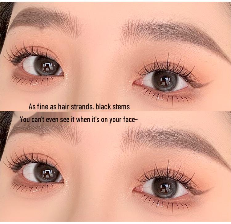 Mengjie Shangpin Glue-Free Self-Adhesive False Eyelashes - Natural Look for Beginners