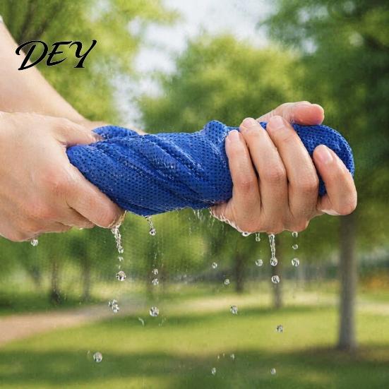 Hot Flash Relief Towel Cooling for Neck And Face, 90cmx30cm Quick Dry Ice Towel, Instant Summer Heat Wrap Sports Workout Recovery Reusable