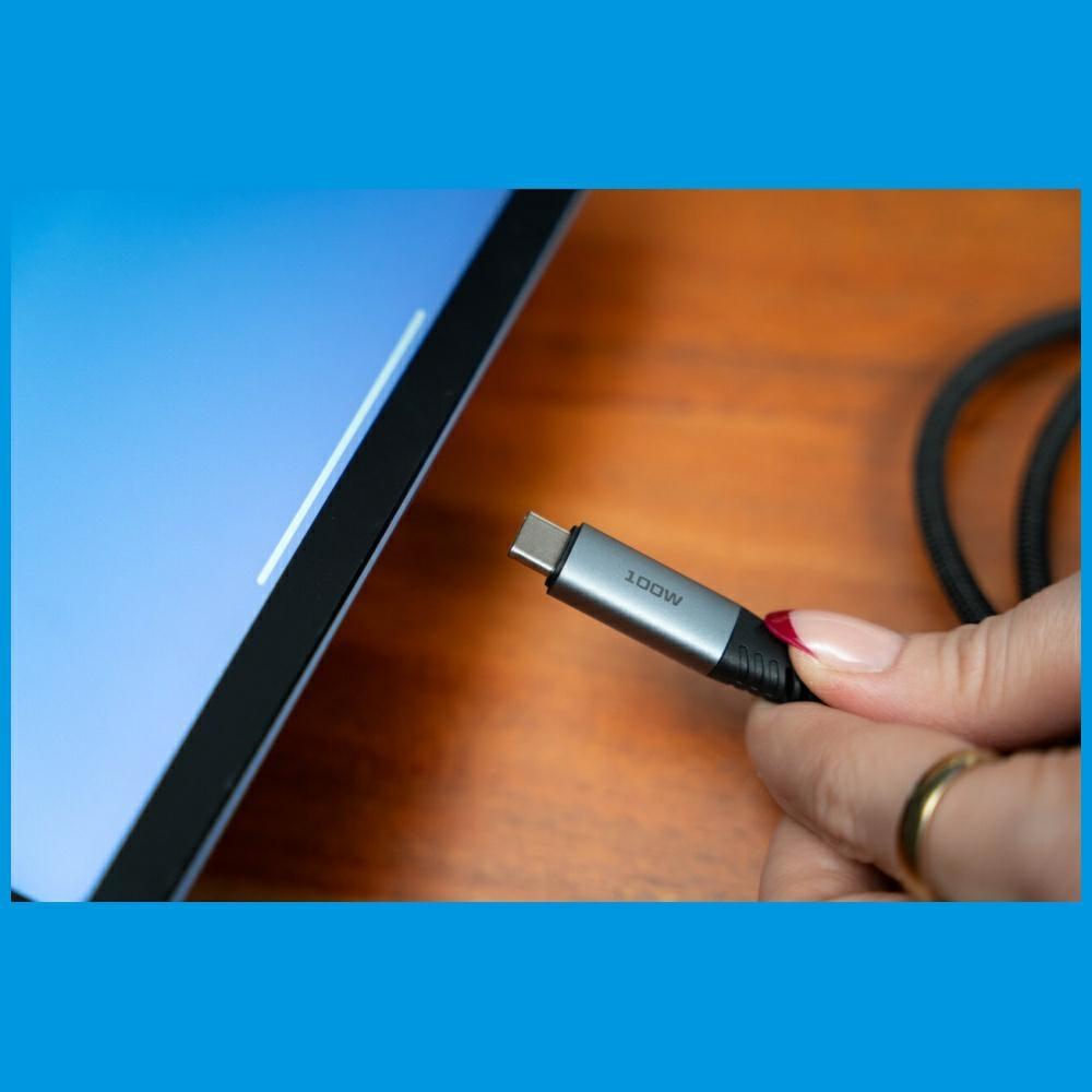 Verbatim Usb-C To Usb-C 100W Pd3.0 Cable With Power Supply For Phones 120Cm