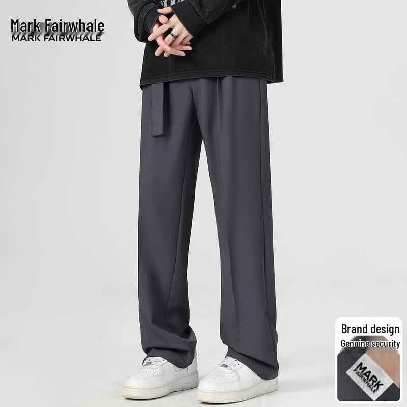 

Mark Fairwhale Men s Spring Summer Loose Straight Casual Pants 3XL