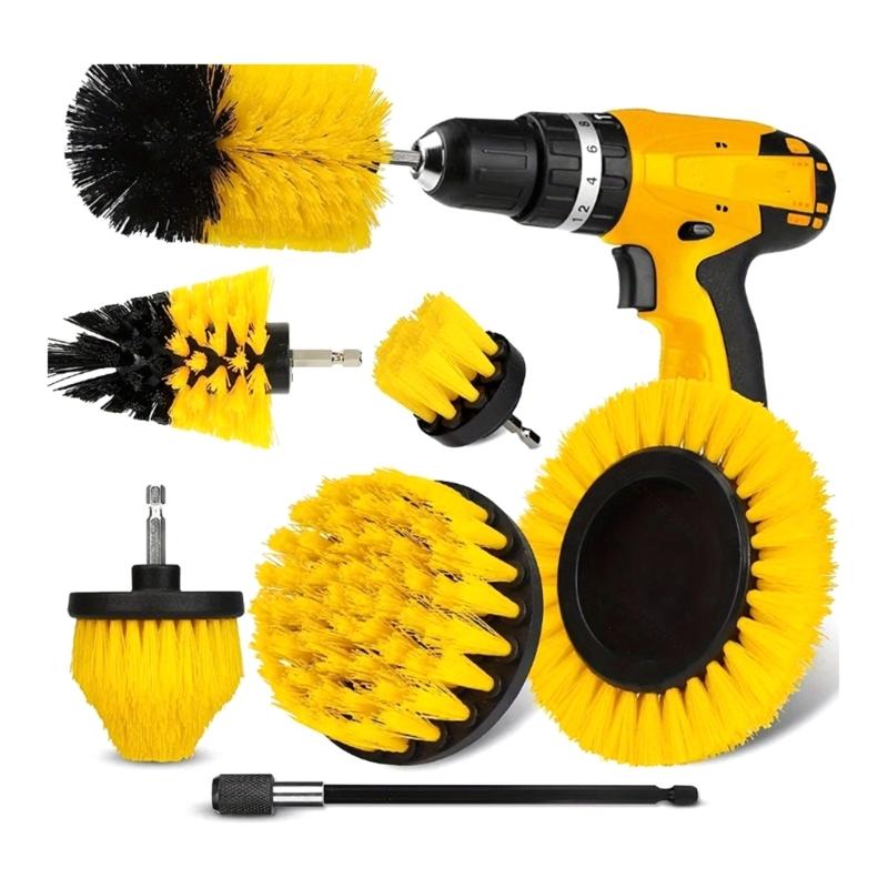 Car Cleanings Set Car Set for Interior and Exteriors Car Washing Set with Brushes Polishing Sponges Cleanings