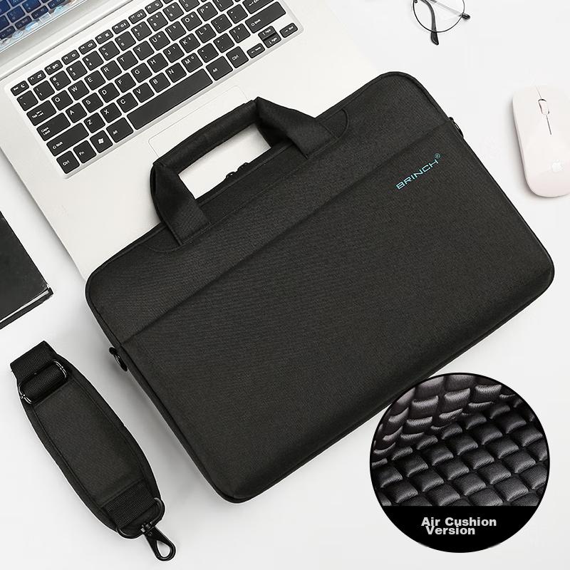 BRINCH Laptop Bag, 14/15 Inch Business Travel Handheld Shoulder Bag, Suitable for Apple And Huawei Notebooks