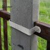 Industrial Strength Pipe Fixing Clamps 30Pcs Fence Panel Brackets, Heavy Duty Clips with 60 Screws, High Column Supports Anti Rattle Security Brackets
