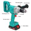 Trapano Elettrico Senza Spazzole 88V 800W 13mm Avvitatore Elettrico Senza Fili Mandrino Autobloccante 1/2" Trapano da Ghiaccio Batteria Li-ion Utensile Elettrico