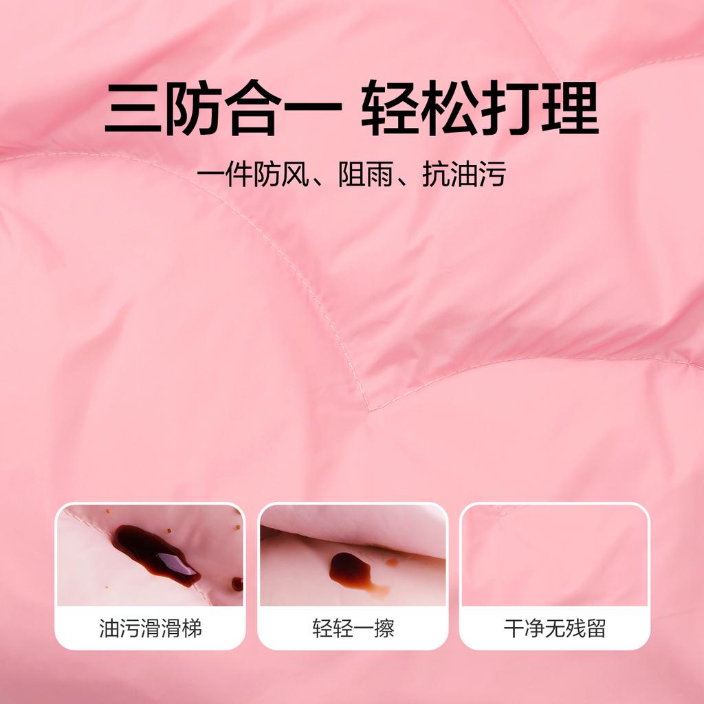 Three Proof Fabric Three-Dimensional Wings: Winter Down Jacket for Infants and Young Girls, Thick Coat for Children's Winter Clothing