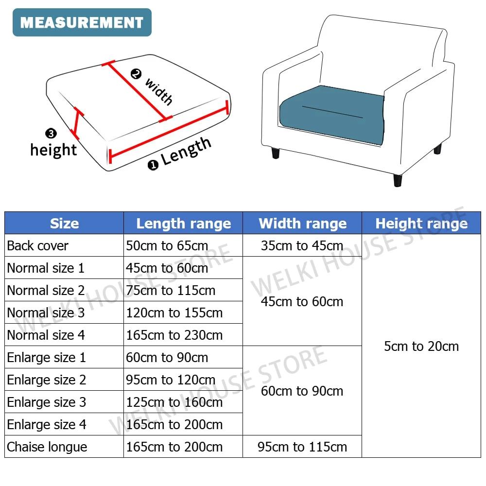 Plüsch-Sofa-Sitzkissenbezug, elastische Schutzbezüge, Haustiere, Kinder, waschbar, abnehmbarer Sofakissenbezug für Möbelschutz