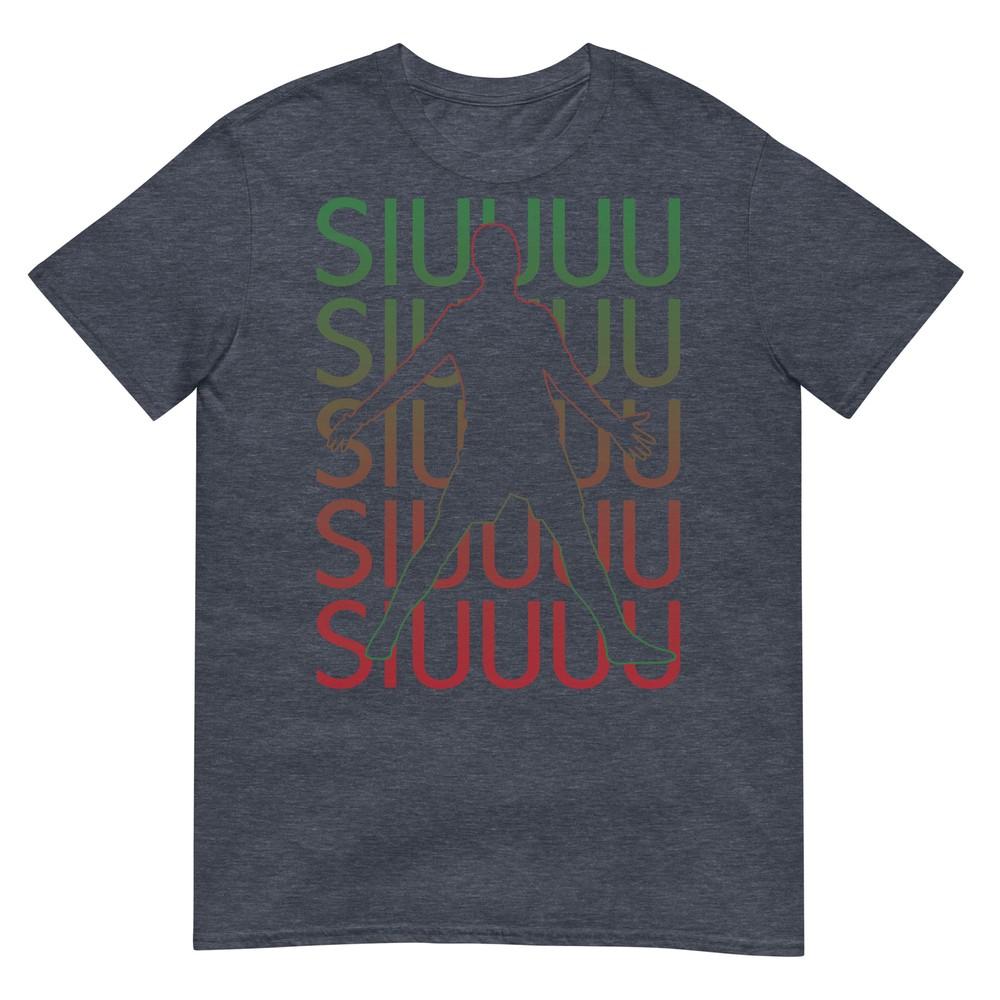 Siuuu Funny Soccer Football Boys Unisex Unisex Soccer Player Tshirt