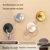 Stainless Steel No-Drill Suction Cup Hook for Kitchen & Bathroom Towels and Clothes