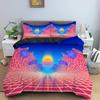 Game Scene King Queen Duvet Cover 3D Neon Bedding Set Youth Hippie Hip Hop Quilt Cover Modern Rock Polyester Comforter Cover