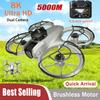 Drone Z4 4k 8K Câmera HD WIFI GPS Evitação de Obstáculos Fotografia Aérea Motor Brushless Dobrável Aeronave RC Quadricóptero Brinquedo Infantil