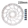 ZTTO Bicycle 220mm Disc Brake Rotor E Bike Motor Hydraulic Brake Rotor 140/160/180/203mm 2.3mm Thick 6 Bolt  Stainless Steel