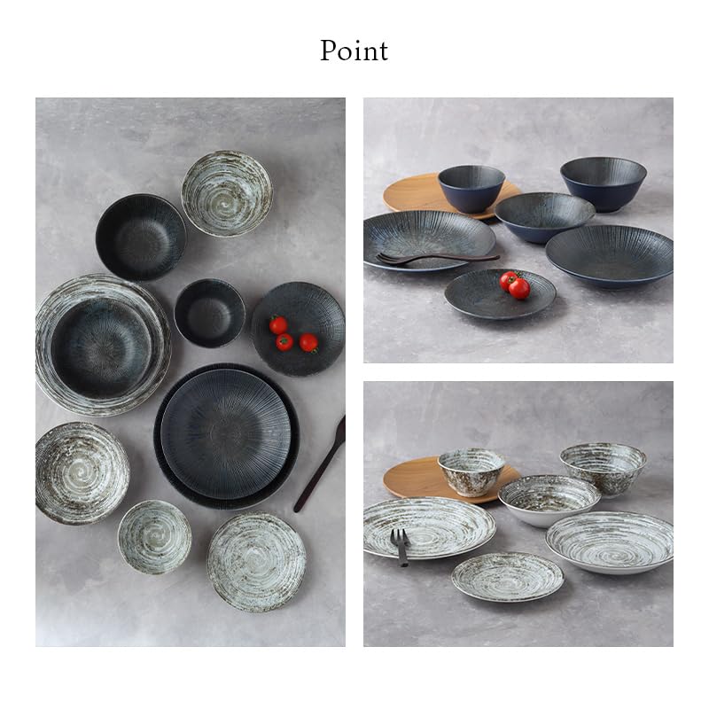 Talíř na kari EAST table Talíř na těstoviny 22 cm Sora SORA Lehké nádobí Whirlpool Vyrobeno v Japonsku Vhodné do mikrovlnné trouby Vhodné do myčky 215-019-02