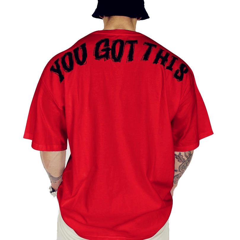 

Мужская модная спортивная футболка облегающего кроя из хлопка-стрейч, больших размеров, с коротким рукавом, влагоотводящая L