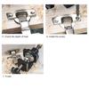 35mm Concealed Hinge Drilling Jig Hole with Screw Clamp Hex Socket Drill Bit for Cabinet Doors Woodworking