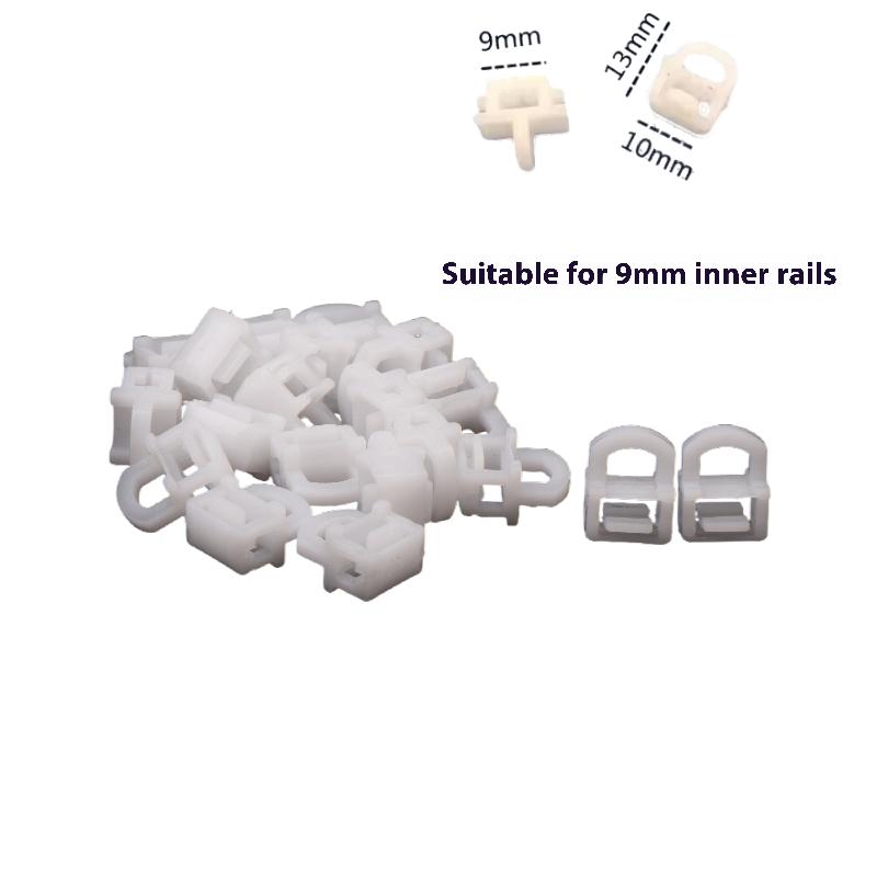 20Pcs Car DIY Accessories 3mm 6mm 9mm For Truck Curtain Slider Automotive Plastic Fastener Clip