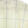 ARROW 70s vintage Window pen check Long sleeve shirt 32 Light yellow Men's Used