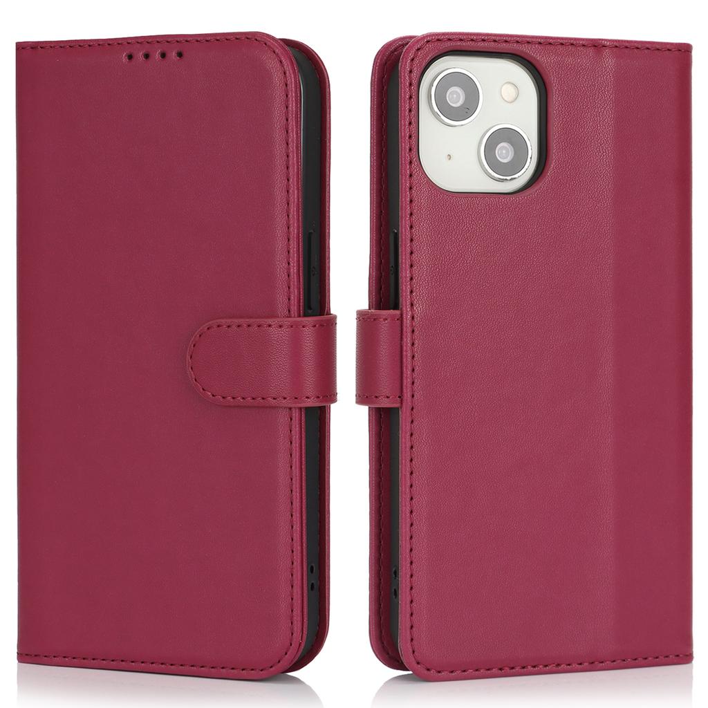 For iPhone 14/13 Stand Case Shockproof Leather Wallet Phone Cover