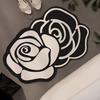 Fresh and Simple Special-shaped Flowers Diatom Mud Bathroom Toilet Toilet Door Water Absorption Dirt-resistant and Easy To Take Care of Floor Mat