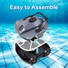 28W Robotic Pool Cleaner for Flat Ground IPX8 Waterproof Automatic Robotic Pool Cleaner Cordless Robotic Pool Vacuum
