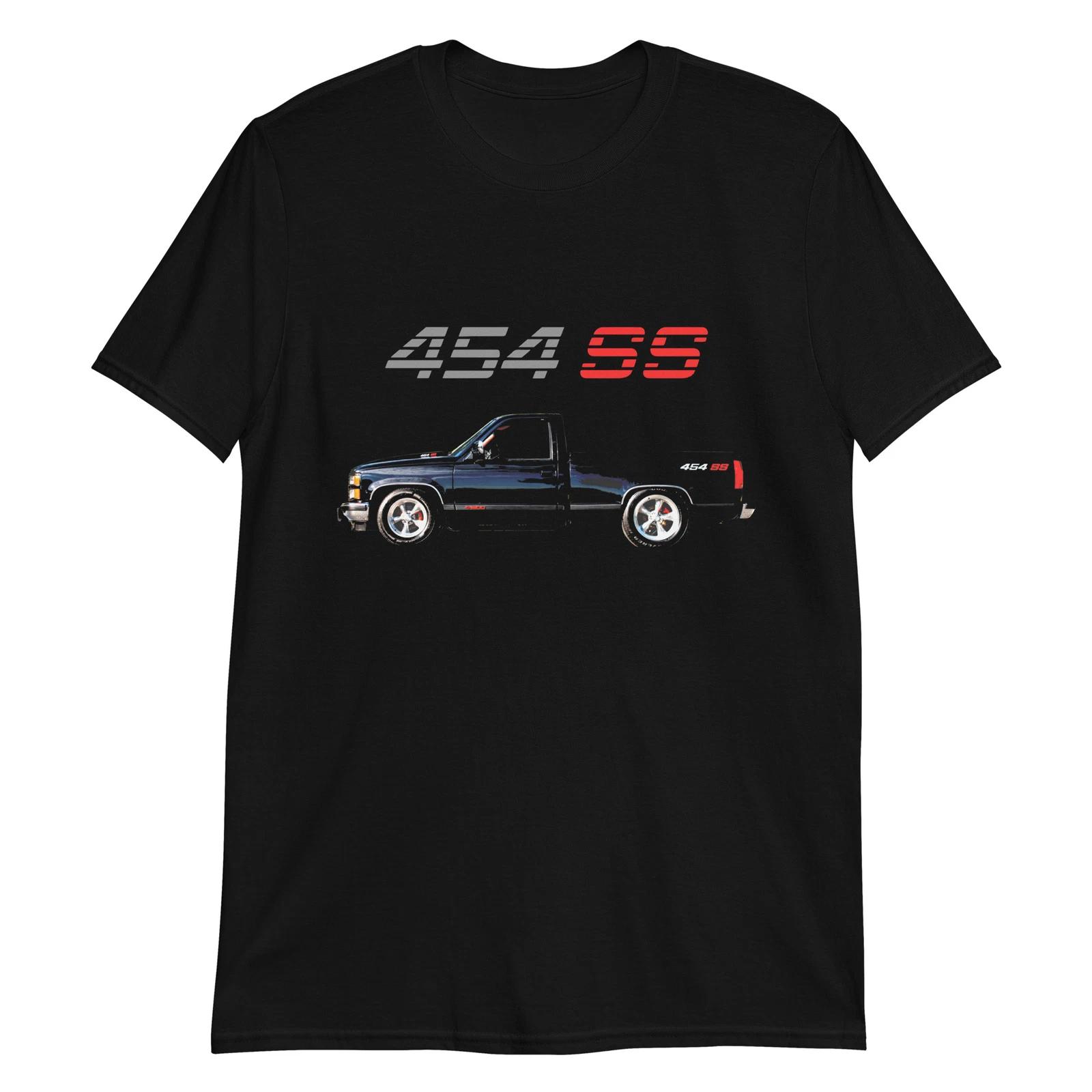 1990 Chevy 1500 OBS Old Body Style American Pickup Truck Short-Sleeve 100% Cotton T-shirt Mens Tees Top M