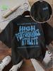 Funny High PerforUnisexce Athlete T Shirt Unisex RIC3 Letter Print Graphic Tee Summer Casual Short Sleeve Streetwear Vintage Top