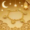 24k Gold-Plated Heart Bracelet - Elegant Women's Luxury with Malaysian Style