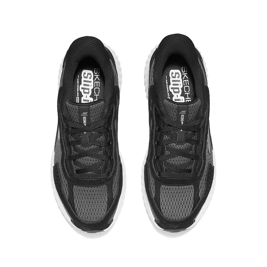 Skechers Serie Go Scarpe da Corsa Basse Comode Morbide Resistenti Sneakers Donna Nere 128647-BKGY