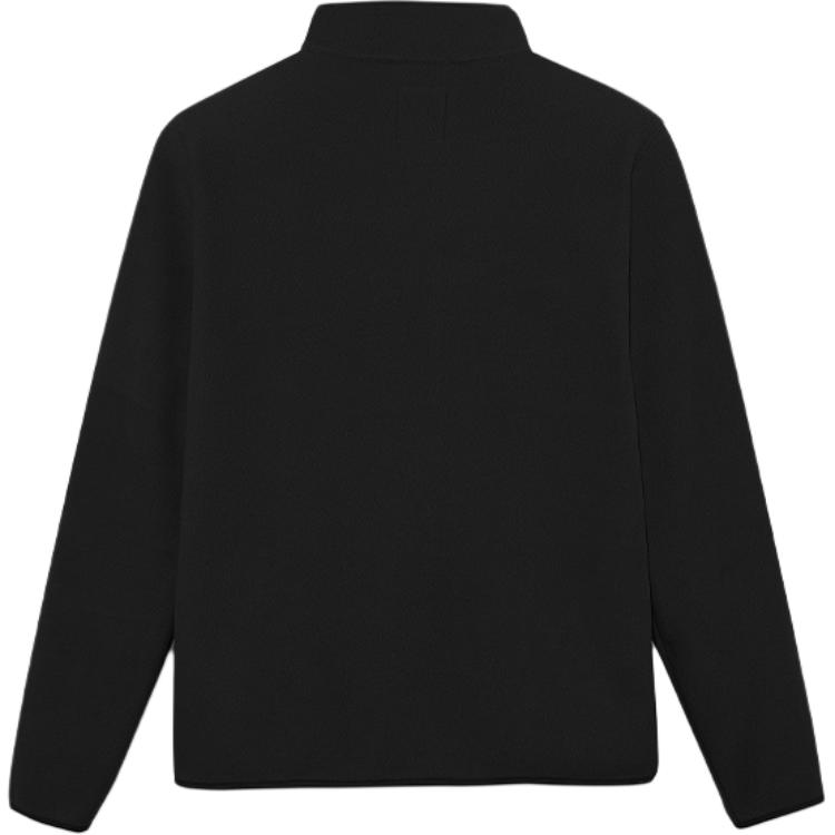 Timberland Pánské venkovní ležérní slim fit fleecové pletené tričko s dlouhým rukávem Topy Černé A44VP-001